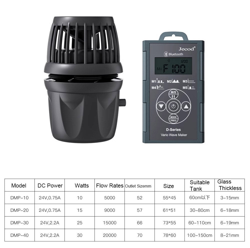 Jebao DMP-20 New Smart Wave Maker – AquaForest Aquarium Studio