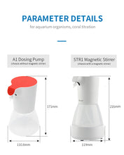 A1 Dosing pump with STR1 magnetic stirrer