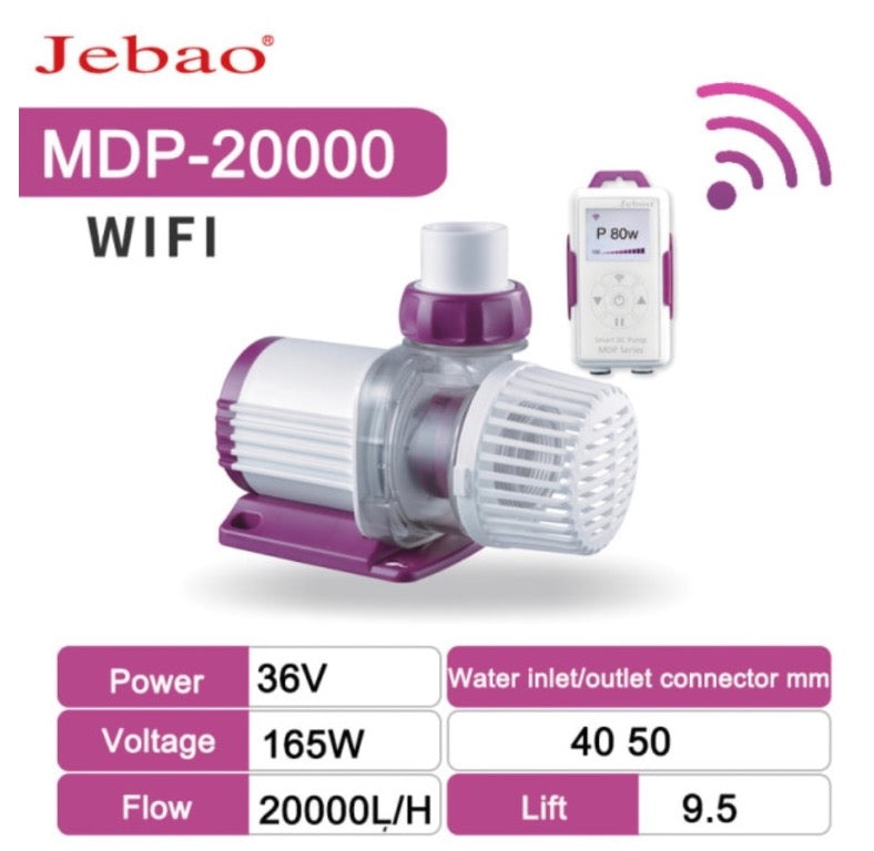 良質 Jebao MDP Smart DC Pump with LCD Display Controller for Saltwater Tank  MDP-20000