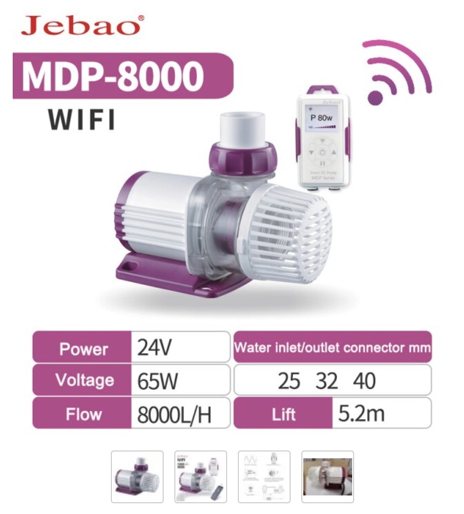 Jebao MDP-8000 Smart DC Water Pump
